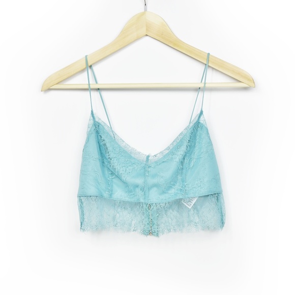light blue bralette top